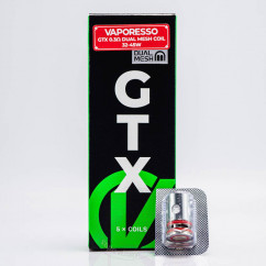 Випаровувач Vaporesso GTX Coil 0.3 Ом (DUAL Mesh)