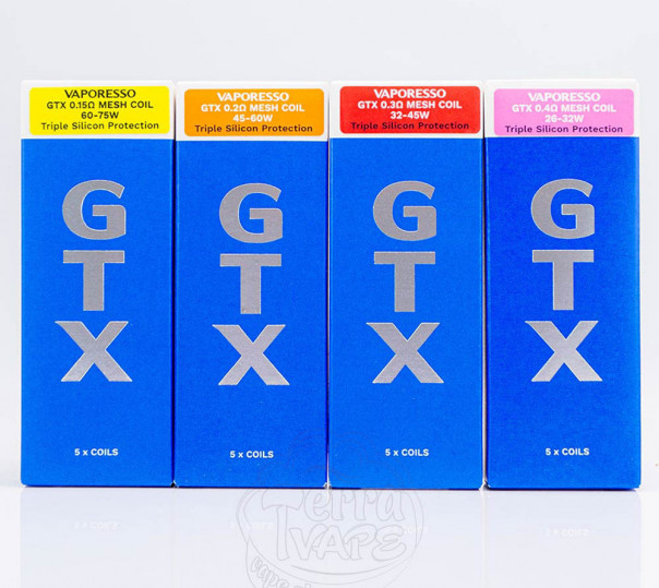 Випаровувач Vaporesso GTX Coil для Luxe X/XR/XR MAX/X Pro/X2/XR MAX 2, Armour G/GS, SWAG PX80, GTX Go 80/40, Luxe 80 та інших