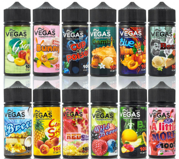 Рідина Vegas Max Organic 100ml на органічному нікотині