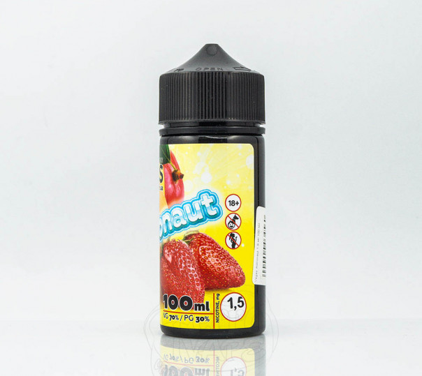 Рідина Vegas Max Organic Astronaut 100ml 1.5mg на органічному нікотині зі смаком абрикоса, манго та полуниці Рідина Vegas Max Organic Astronaut 100ml 1.5mg на органічному нікотині зі смаком абрикоса, манго та полуниці