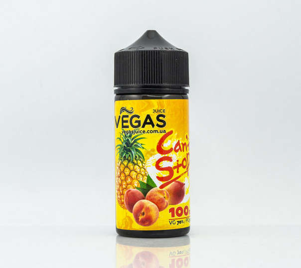 Жидкость Vegas Max Organic Can't Stop 100ml 3mg на органическом никотине со вкусом тропических фруктов