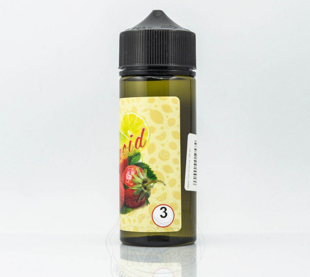 Рідина Vegas Max Organic Cool Acid 100ml 1.5mg на органічному нікотині зі смаком полуниці та лайма з холодком Рідина Vegas Max Organic Cool Acid 100ml 1.5mg на органічному нікотині зі смаком полуниці та лайма з холодком
