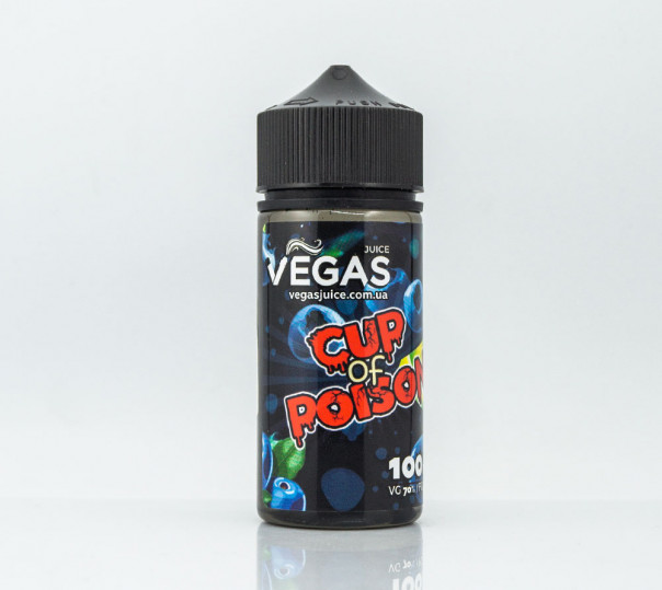 Рідина Vegas Max Organic Cup of Poison 100ml 3mg на органічному нікотині зі смаком чорниці та лайма