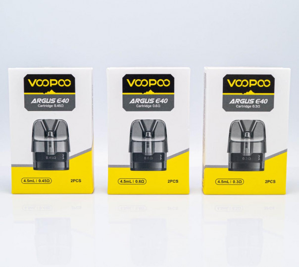 Картридж Voopoo Argus E40 Cartridge 4.5ml для многоразовых pod-систем Argus E40, Vinci E80, Vinci E120