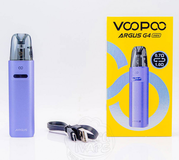 Voopoo Argus G4 Mini Pod Kit 1650mAh Багаторазова POD система Voopoo Argus G4 Mini Pod Kit 1650mAh Багаторазова POD система