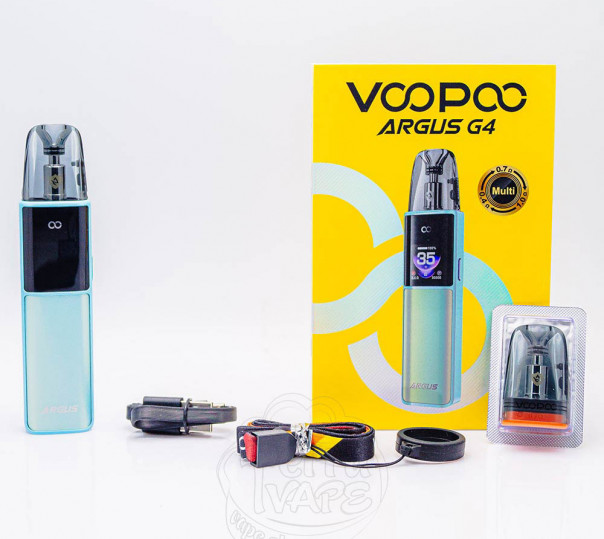 Voopoo Argus G4 Pod Kit 1650mAh Багаторазова POD система Voopoo Argus G4 Pod Kit 1650mAh Багаторазова POD система
