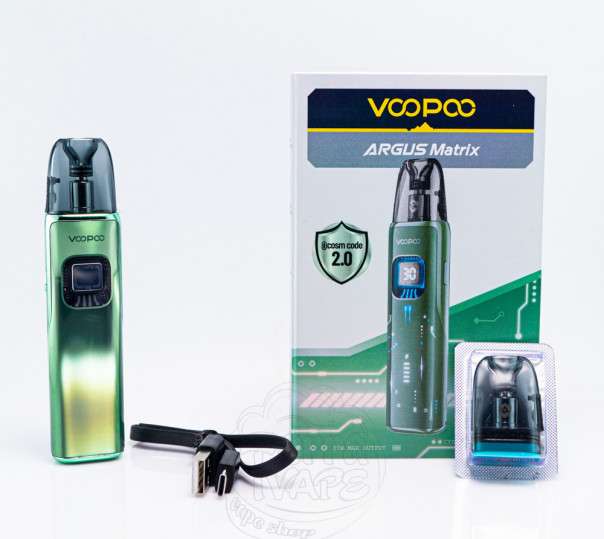 VOOPOO Argus Matrix Pod System Kit 1350mAh Многоразовая POD система VOOPOO Argus Matrix Pod System Kit 1350mAh Многоразовая POD система