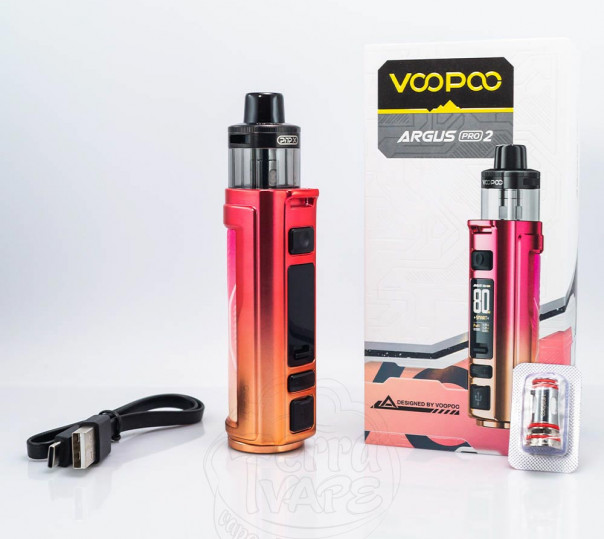 Voopoo Argus Pro 2 Pod Mod Kit 80W 3000mAh Pearl White Електронна сигарета POD MOD Voopoo Argus Pro 2 Pod Mod Kit 80W 3000mAh Pearl White Електронна сигарета POD MOD