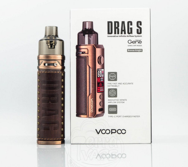 VooPoo Drag S Pod Mod Kit 2500mAh Электронная сигарета POD MOD VooPoo Drag S Pod Mod Kit 2500mAh Электронная сигарета POD MOD