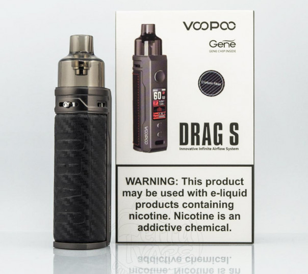 VooPoo Drag S Pod Mod Kit 2500mAh Электронная сигарета POD MOD VooPoo Drag S Pod Mod Kit 2500mAh Электронная сигарета POD MOD