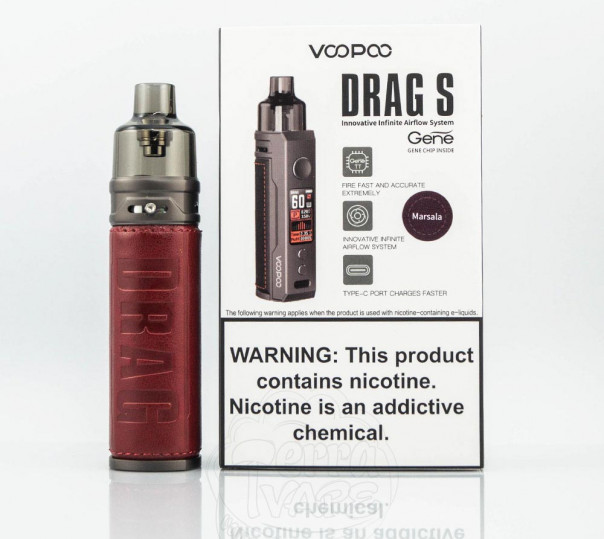 VooPoo Drag S Pod Mod Kit 2500mAh Электронная сигарета POD MOD VooPoo Drag S Pod Mod Kit 2500mAh Электронная сигарета POD MOD