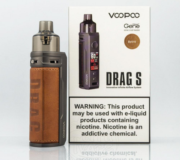 VooPoo Drag S Pod Mod Kit 2500mAh Электронная сигарета POD MOD VooPoo Drag S Pod Mod Kit 2500mAh Электронная сигарета POD MOD