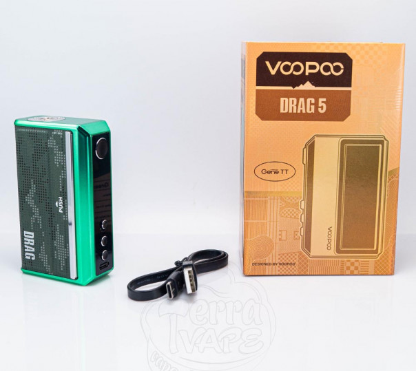 Voopoo Drag 5 Box Mod 177W Black Бокс мод Voopoo Drag 5 Box Mod 177W Black Бокс мод