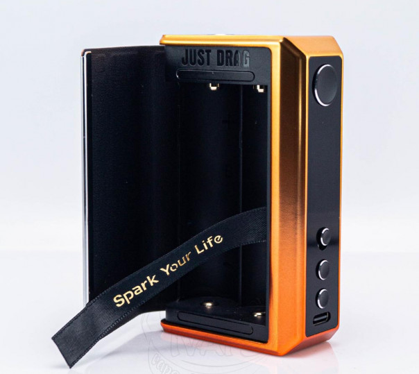 Voopoo Drag 5 177W Box Mod Kit Orange з баком Uforce-X Tank Atomizer 5.5ml Стартовий набір