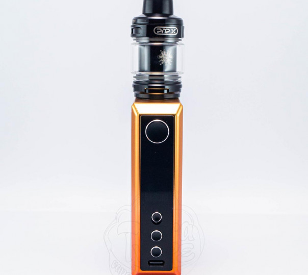 Voopoo Drag 5 177W Box Mod Kit Orange з баком Uforce-X Tank Atomizer 5.5ml Стартовий набір