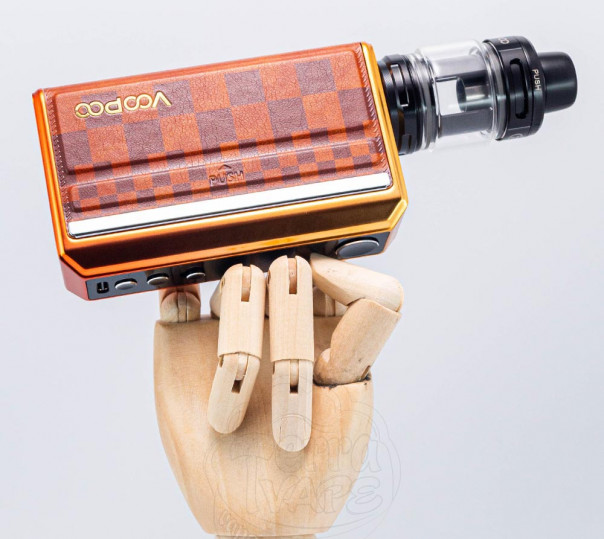 Voopoo Drag 5 177W Box Mod Kit Orange з баком Uforce-X Tank Atomizer 5.5ml Стартовий набір