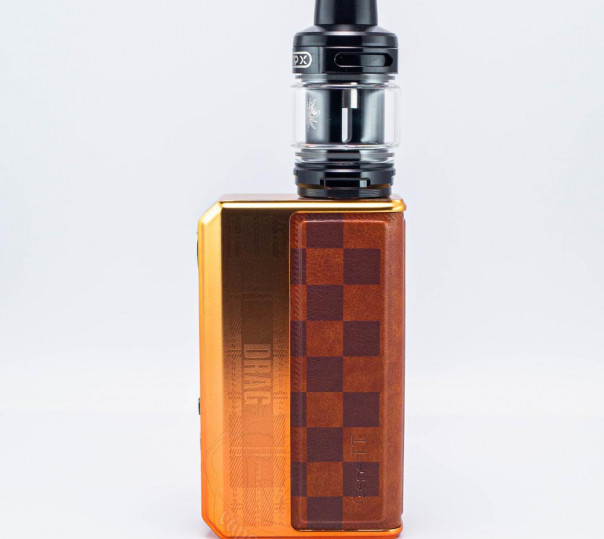 Voopoo Drag 5 177W Box Mod Kit Orange з баком Uforce-X Tank Atomizer 5.5ml Стартовий набір