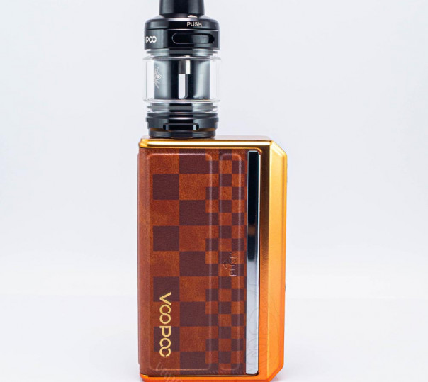 Voopoo Drag 5 177W Box Mod Kit Orange з баком Uforce-X Tank Atomizer 5.5ml Стартовий набір