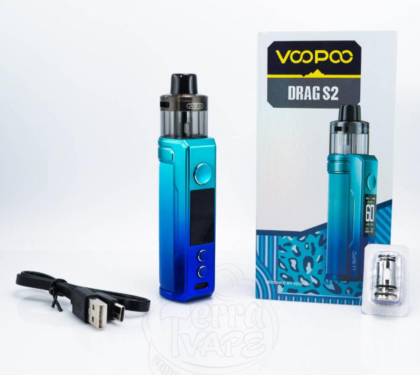 Voopoo Drag S2 Pod Mod Kit 2500mAh Champagne Gold Електронна сигарета POD MOD Voopoo Drag S2 Pod Mod Kit 2500mAh Champagne Gold Електронна сигарета POD MOD