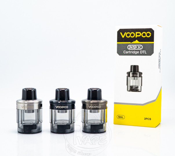 Пустой картридж Voopoo PnP-X Cartridge 5ml для Drag X2, X3, S2, S3, Doric 60 Pro, Argus Pro 2