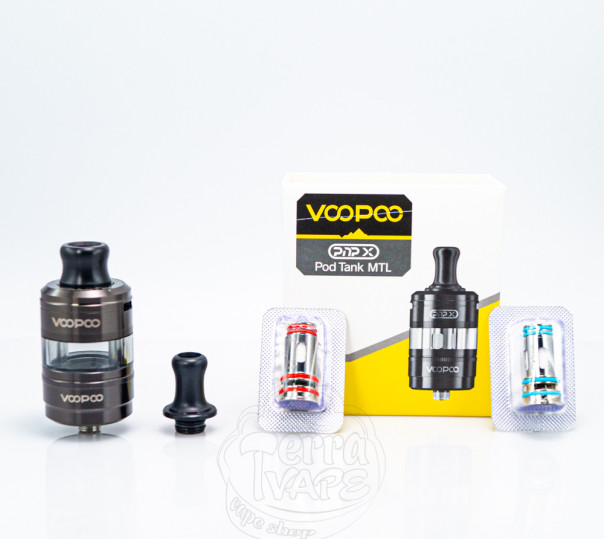 Voopoo PnP-X Pod Tank MTL Silver 5ml Бак на випаровувачах