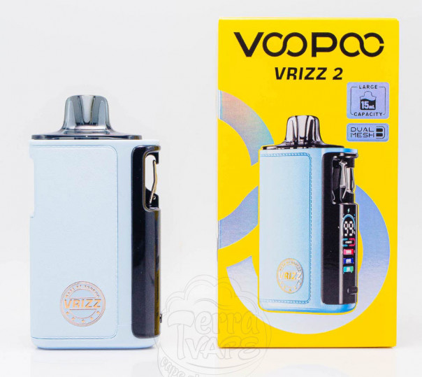 VOOPOO Vrizz 2 Pod System Kit 1350mAh Black Leather Багаторазова POD система