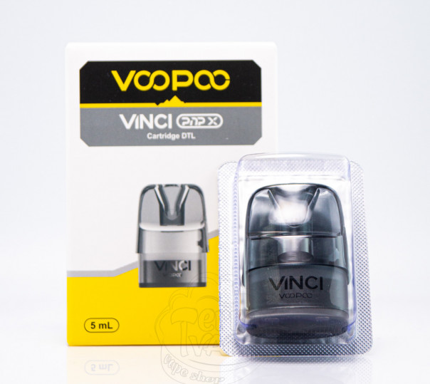 Порожній картридж для pod-мода Voopoo Vinci E120 (PnP-X Empty Pod Cartridge) 5ml Порожній картридж для pod-мода Voopoo Vinci E120 (PnP-X Empty Pod Cartridge) 5ml