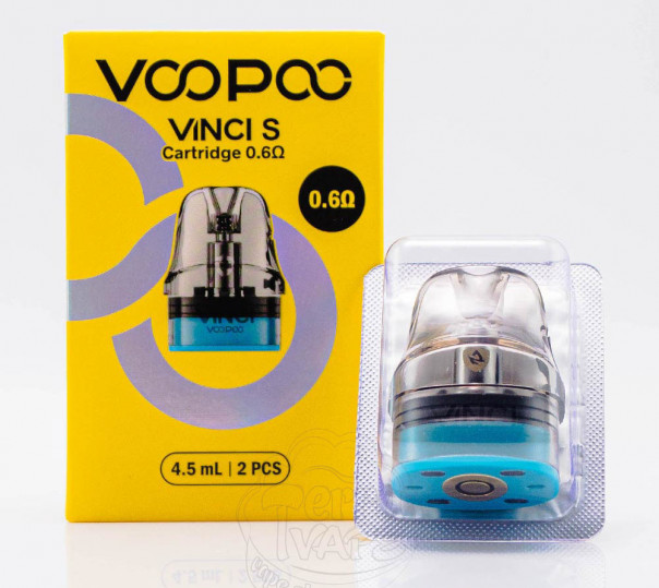 Картридж Voopoo Vinci S Cartridge 4.5ml для Vinci S / E80 / E120, Argus E40 0.6Ом