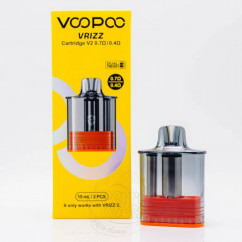 Картридж VOOPOO Vrizz Pod Cartridge v2 15ml Dual Mesh 0.7Ом | 0.4Ом