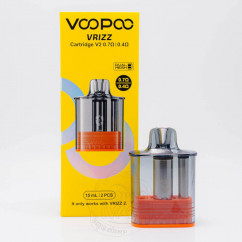 Картридж VOOPOO Vrizz Pod Cartridge v2 15ml Dual Mesh 0.7Ом | 0.4Ом