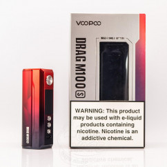 VooPoo Drag M100S Box Mod 100W Red & Black