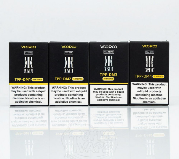 Испаритель VooPoo TPP Coil для Drag 3 / X Plus / X Pro / S Pro, Argus XT / MT / GT 2 Kit, Maat Tank