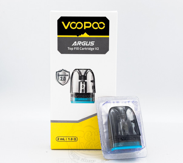 Картридж VooPoo Argus Top Fill / v2 Pod Cartridge для багаторазової POD системи Argus Pod / P1 / G / Z / P1s / P2 / G2 / G2 Mini / G3 / Pod SE 2ml/3ml