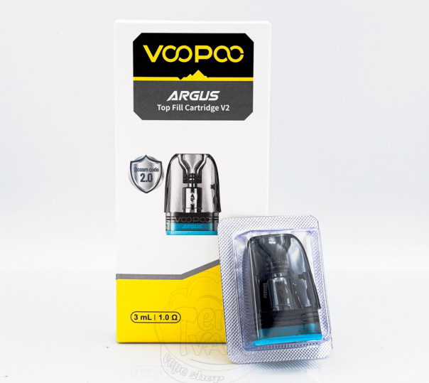 Картридж VooPoo Argus Top Fill / v2 Pod Cartridge для багаторазової POD системи Argus Pod / P1 / G / Z / P1s / P2 / G2 / G2 Mini / G3 / Pod SE 2ml/3ml