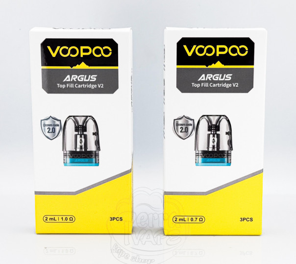 Картридж VooPoo Argus Top Fill / v2 Pod Cartridge для багаторазової POD системи Argus Pod / P1 / G / Z / P1s / P2 / G2 / G2 Mini / G3 / Pod SE 2ml/3ml