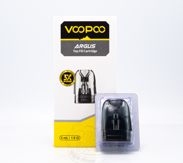 Картридж VooPoo Argus Top Fill / v2 Pod Cartridge для багаторазової POD системи Argus Pod / P1 / G / Z / P1s / P2 / G2 / G2 Mini / G3 / Pod SE 2ml/3ml