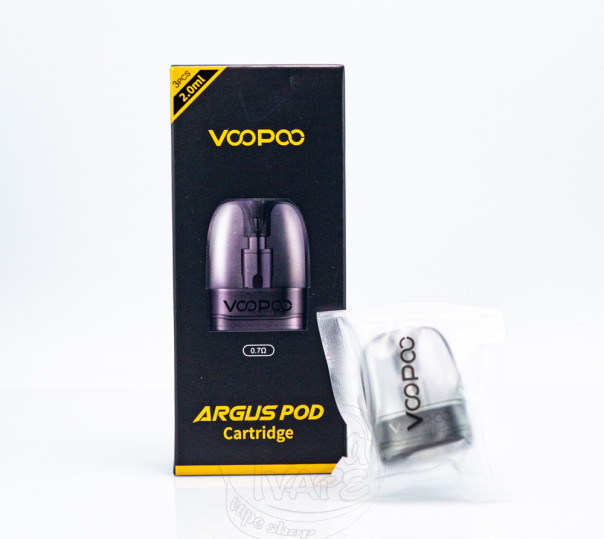 Картридж VooPoo Argus Top Fill / v2 Pod Cartridge для багаторазової POD системи Argus Pod / P1 / G / Z / P1s / P2 / G2 / G2 Mini / G3 / Pod SE 2ml/3ml
