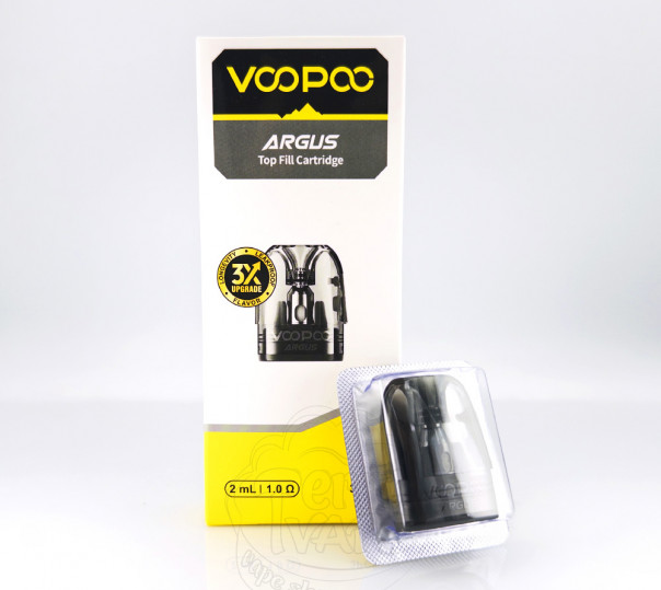 Картридж VooPoo Argus Top Fill / v2 Pod Cartridge для багаторазової POD системи Argus Pod / P1 / G / Z / P1s / P2 / G2 / G2 Mini / G3 / Pod SE 2ml/3ml