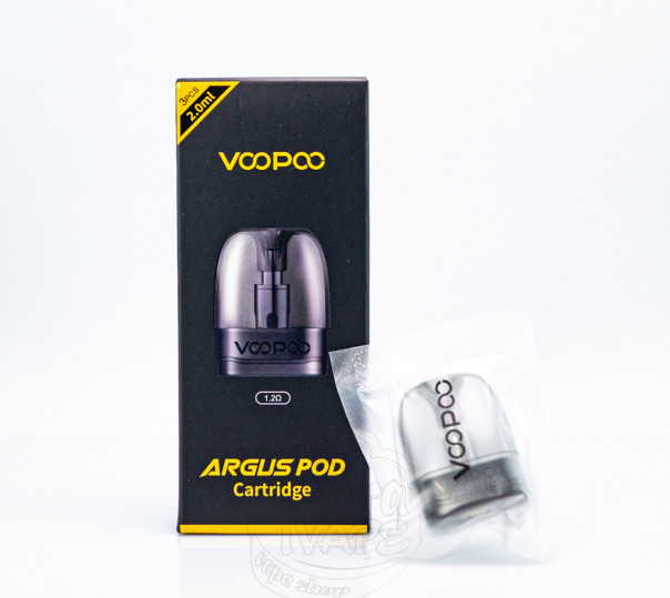 Картридж VooPoo Argus Top Fill / v2 Pod Cartridge для багаторазової POD системи Argus Pod / P1 / G / Z / P1s / P2 / G2 / G2 Mini / G3 / Pod SE 2ml/3ml