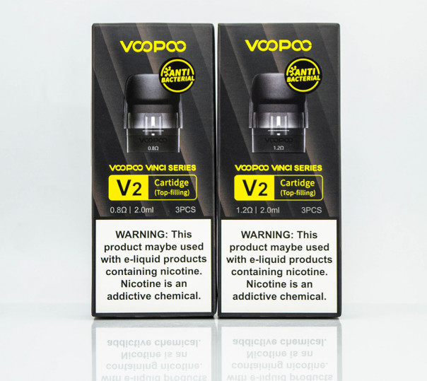 Картридж VooPoo Vinci V2 Pod Cartridge для багаторазової POD системи Vinci Pod Kit / Drag Nano 2 / Vinci Q Kit / Vinci Pod SE / SE 2 Kit 2ml