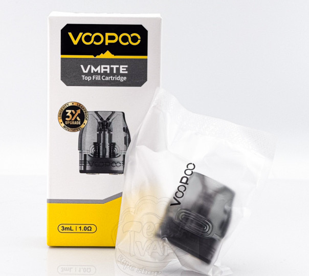 Картридж Voopoo Vmate v2/v3 для багаторазової POD системи VMate, Mini, Max, Pro / 2 / Power Edition, E, E2, Infinity, i2, V.Thru Pro Kit 3ml