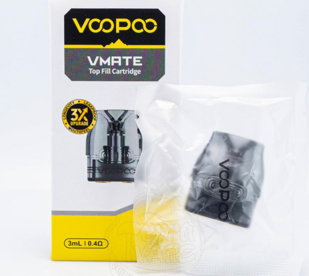 Картридж Voopoo Vmate v2/v3 для багаторазової POD системи VMate, Mini, Max, Pro / 2 / Power Edition, E, E2, Infinity, i2, V.Thru Pro Kit 3ml