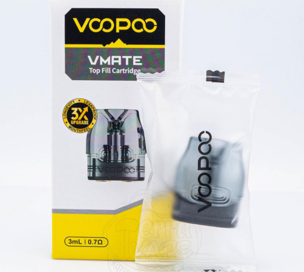 Картридж Voopoo Vmate v2/v3 для багаторазової POD системи VMate, Mini, Max, Pro / 2 / Power Edition, E, E2, Infinity, i2, V.Thru Pro Kit 3ml