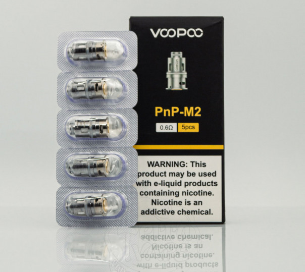 Випаровувач VooPoo PnP Coil M2 0.6 Ом для Drag E60/H40/H80S/S/X, Argus Pro/X/GT/Mod, Vinci 2/3/X/X2/Air, Uforce-L Tank та інших