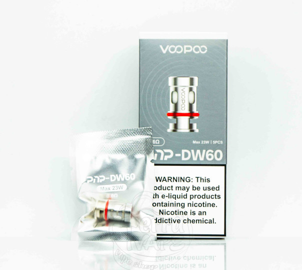 Испаритель VooPoo PnP Coil DW60 0.6 Ом для Drag E60/H40/H80S/S/X, Argus Pro/X/GT/Mod, Vinci 2/3/X/X2/Air, Uforce-L Tank и др
