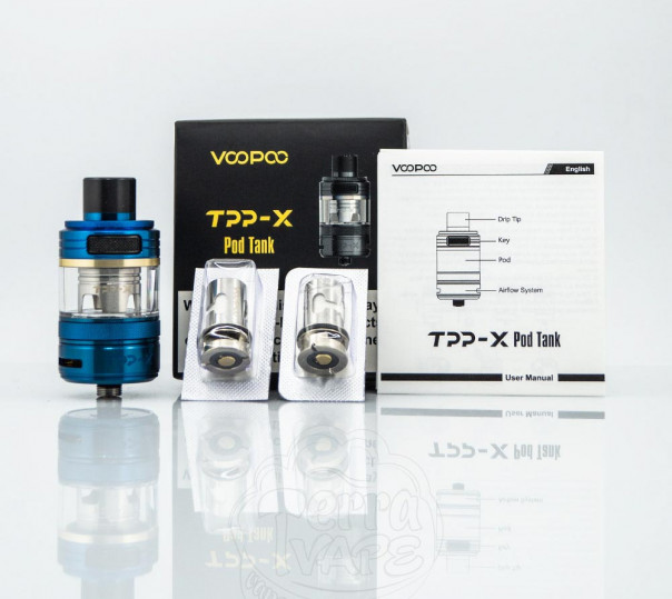 VooPoo TPP X Atomizer Pod Tank Бак на випаровувачах