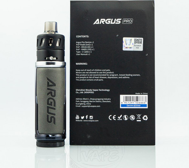 VooPoo 80W Argus Pro Kit 3000mAh Електронна сигарета POD MOD VooPoo 80W Argus Pro Kit 3000mAh Електронна сигарета POD MOD
