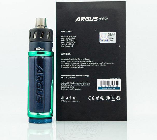 VooPoo 80W Argus Pro Kit 3000mAh Електронна сигарета POD MOD VooPoo 80W Argus Pro Kit 3000mAh Електронна сигарета POD MOD