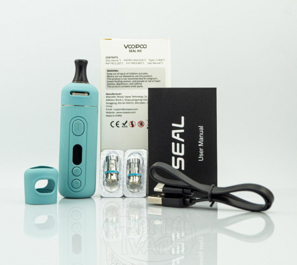 VooPoo Seal Pod Kit 1200mAh Багаторазова POD система VooPoo Seal Pod Kit 1200mAh Багаторазова POD система