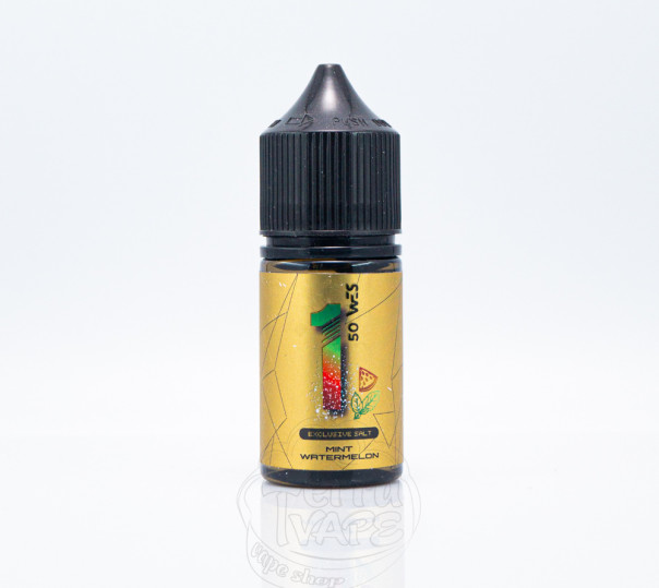 Жидкость Wes Gold Line Salt #1 Mint Watermelon 30ml 25mg на солевом никотине со вкусом арбуза с мятой